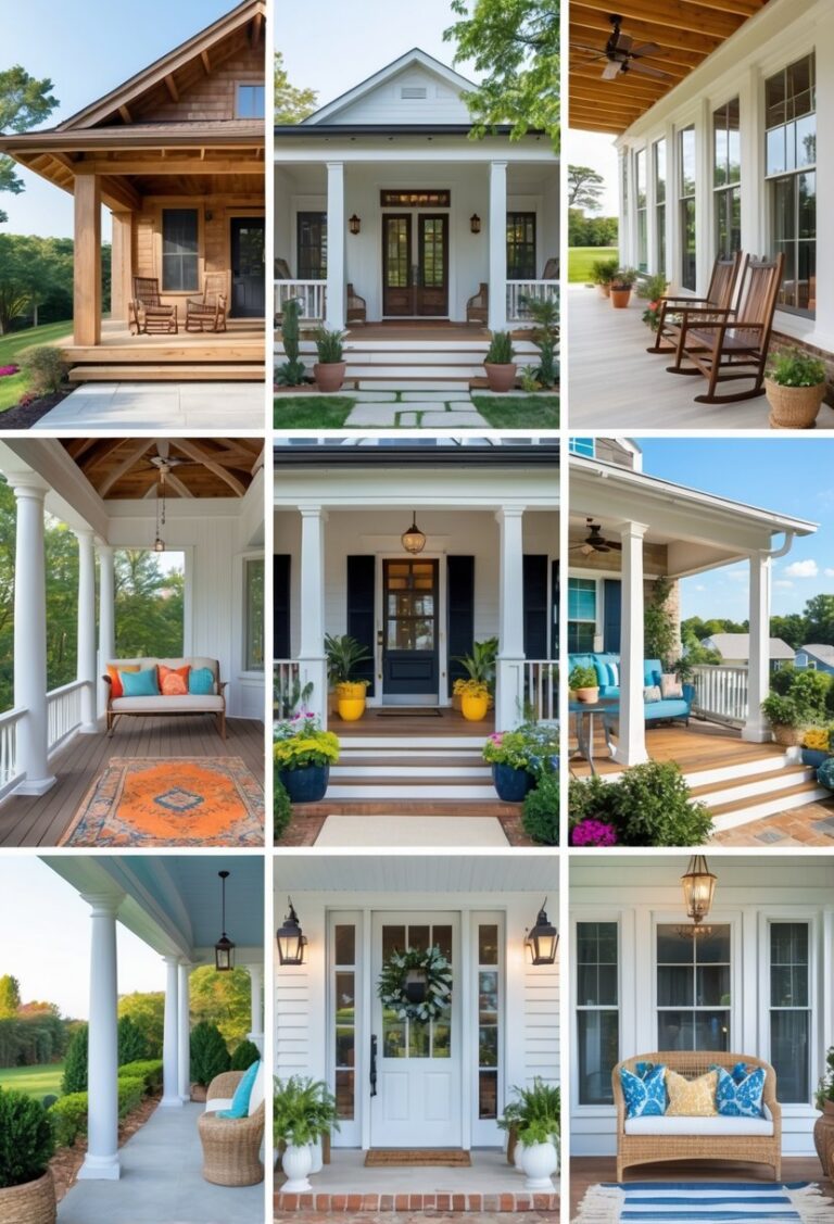 7 Front Porch Ideas to Enhance Curb Appeal and Comfort