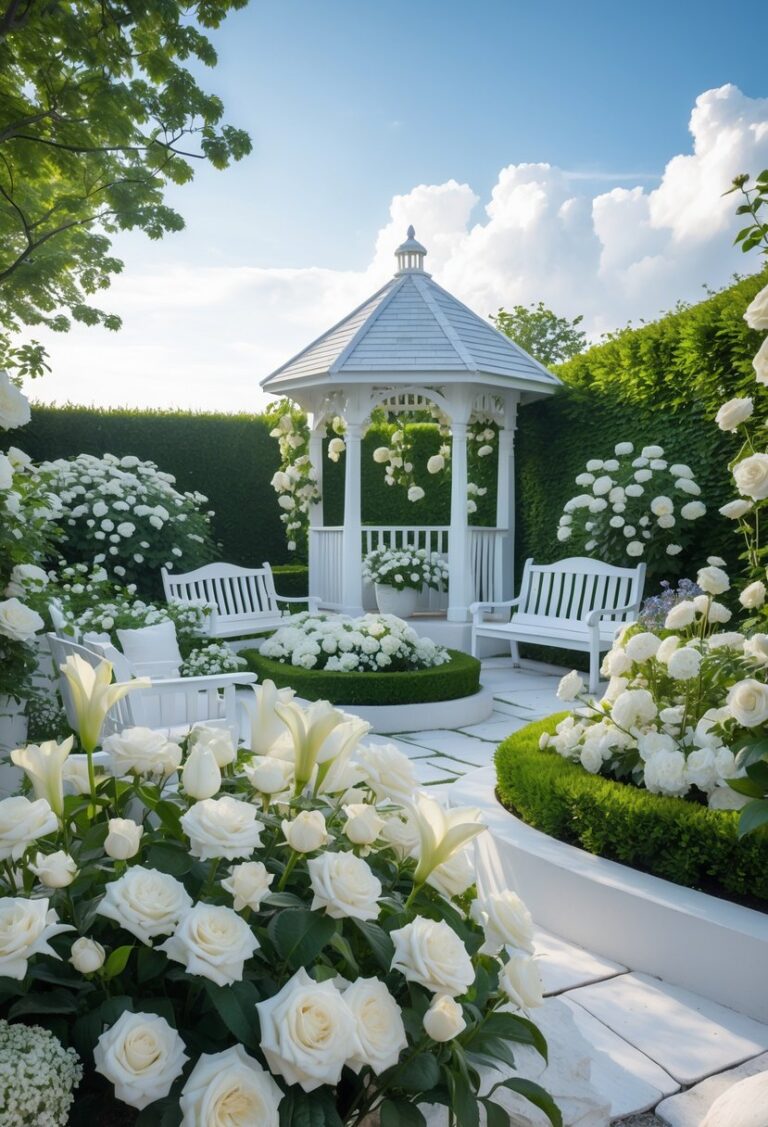 White Garden Design Tips for Elegant Outdoor Spaces