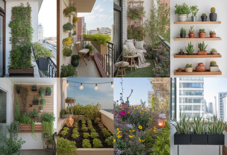 7 Balcony Garden Ideas to Transform Small Outdoor Spaces Efficiently