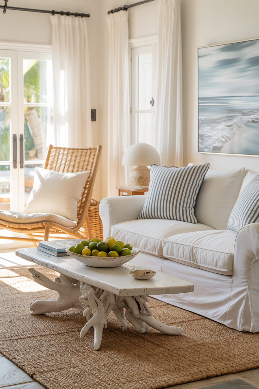 Coastal Crisp with Sunlit Blues