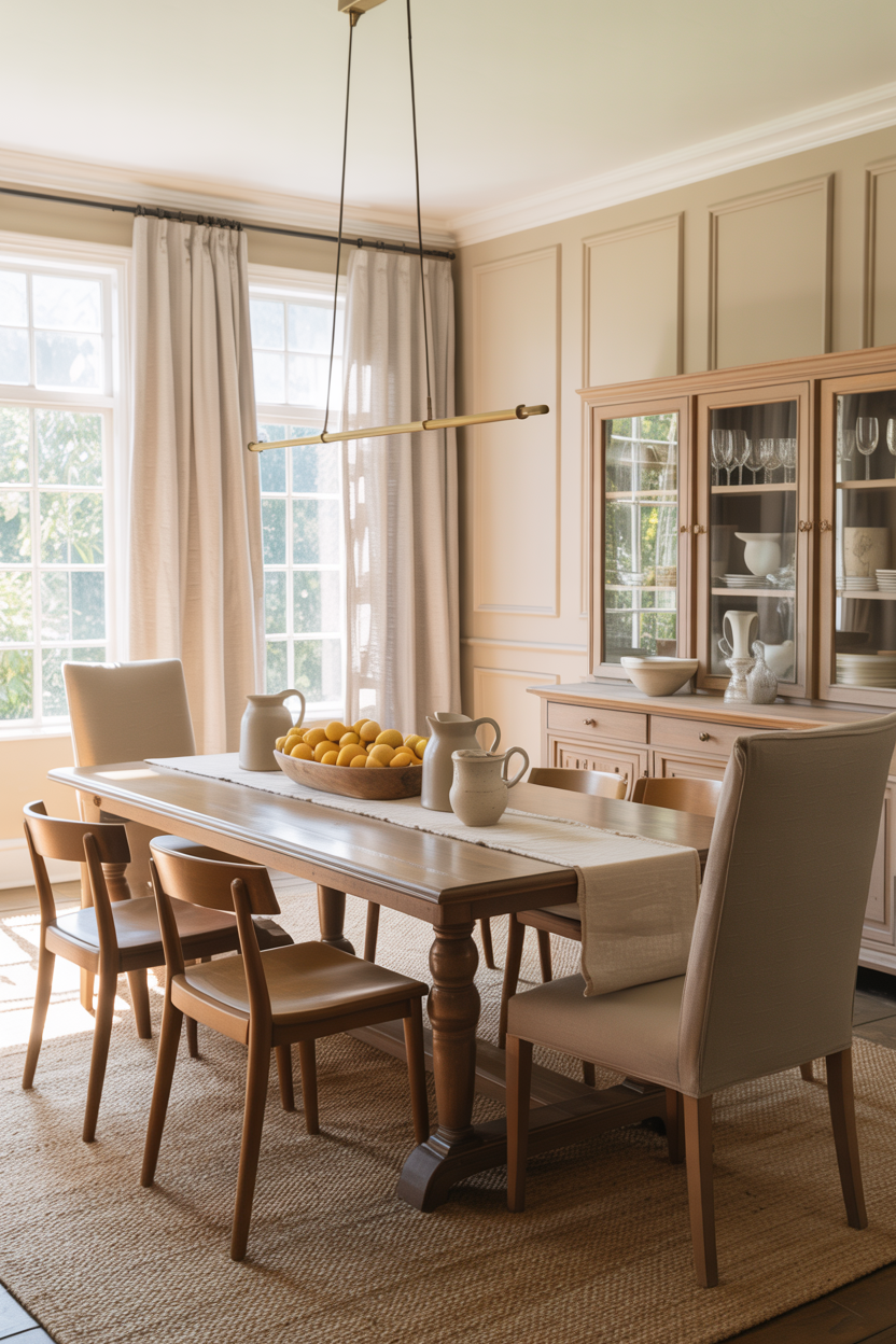 Charming Breakfast Nook With Built-In Banquette