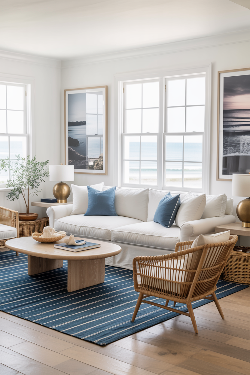 Modern Coastal, No Seashells Required