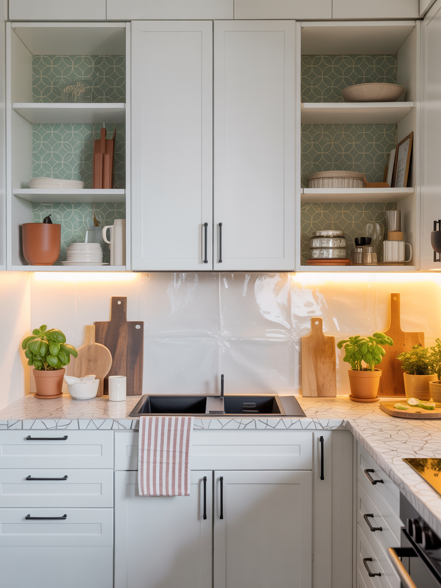 layful Kitchen Refresh With Contact Paper and Color Pops