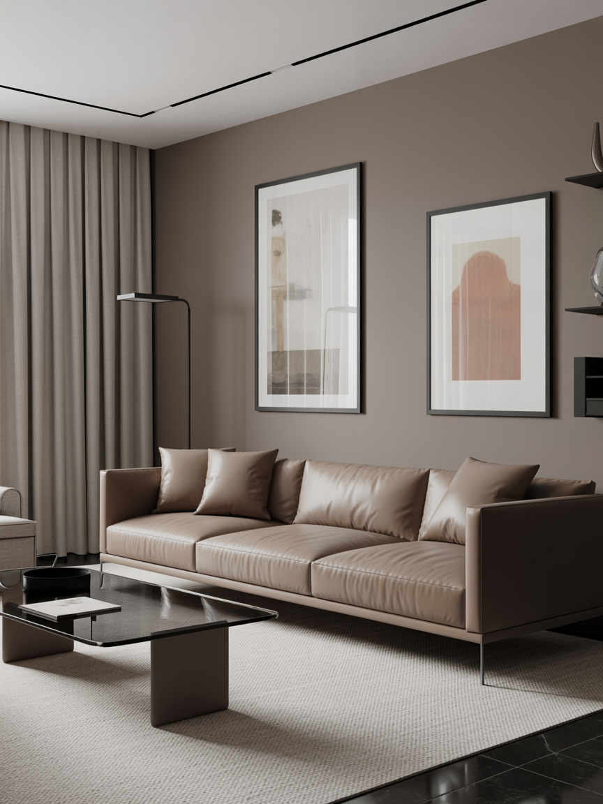 Monochrome Modern With Matte Black Accents