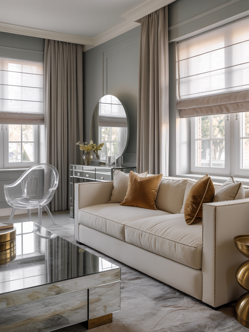 Mirrors, Metals & Light Layers Glam