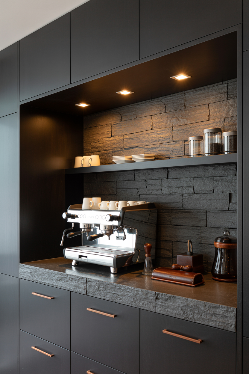 Kitchen bar with modern look