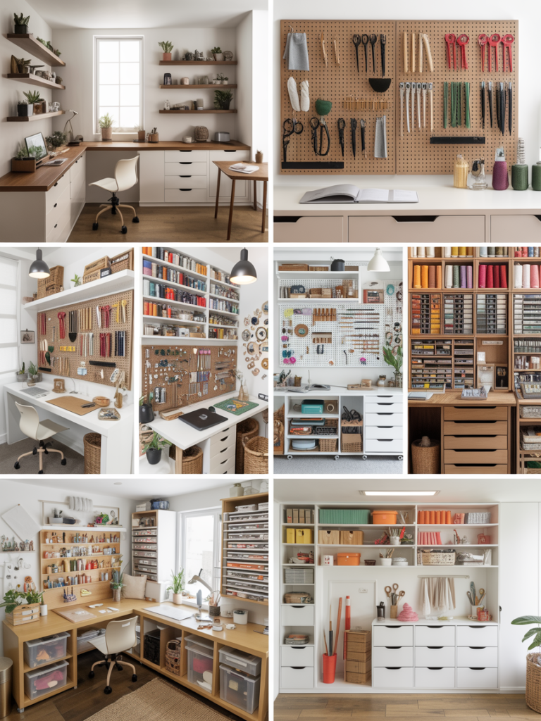 7 Craft Room Setup: The Best Layouts For Productivity + Storage You’ll Actually Use