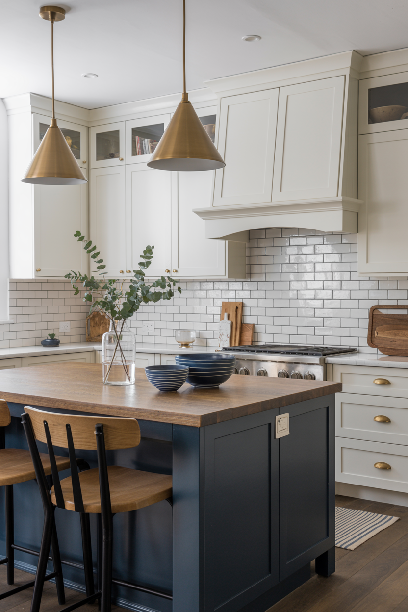 The Transitional Navy with Natural Brass