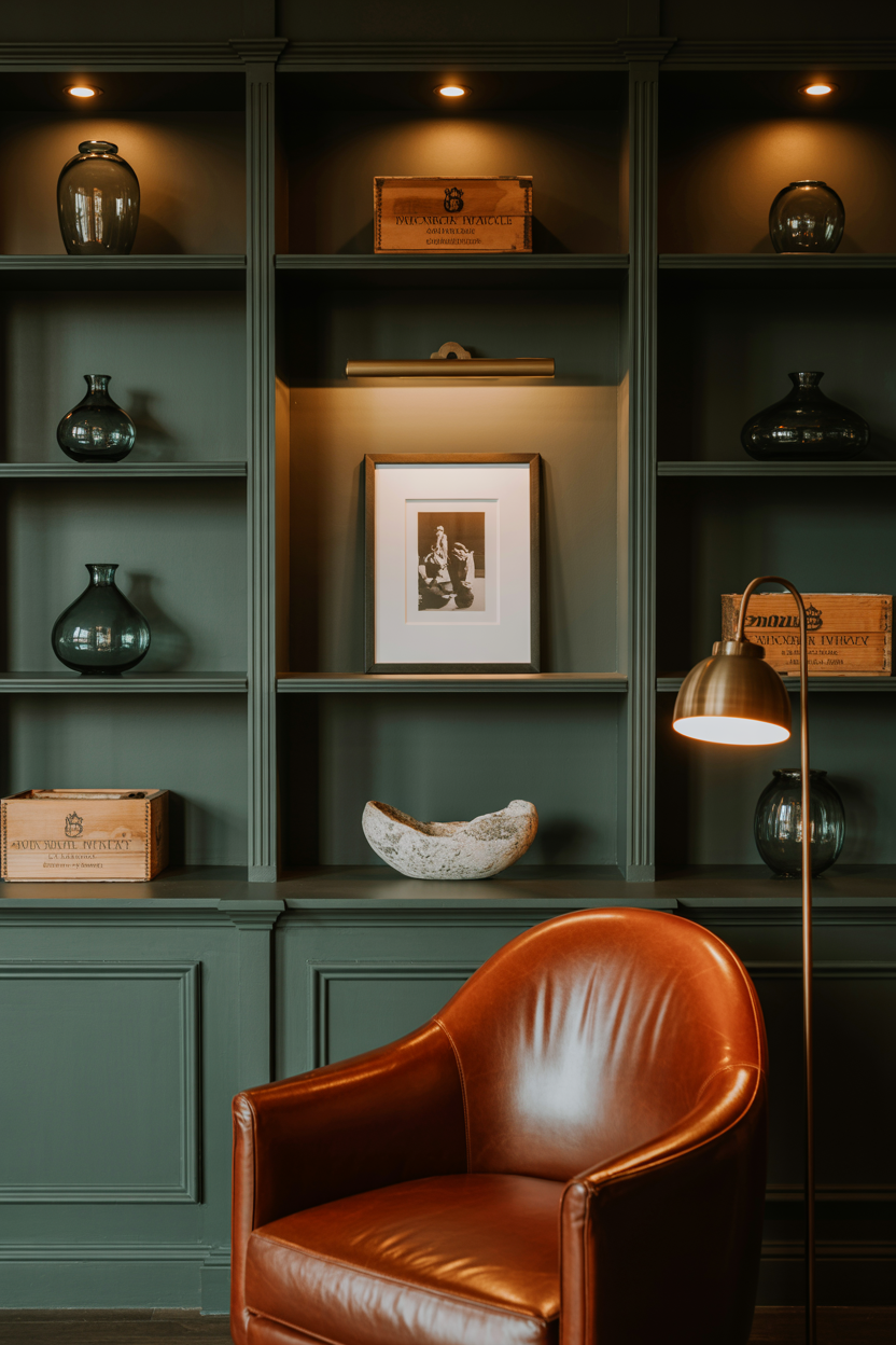 Moody Library Lounge with Museum-Level Lighting