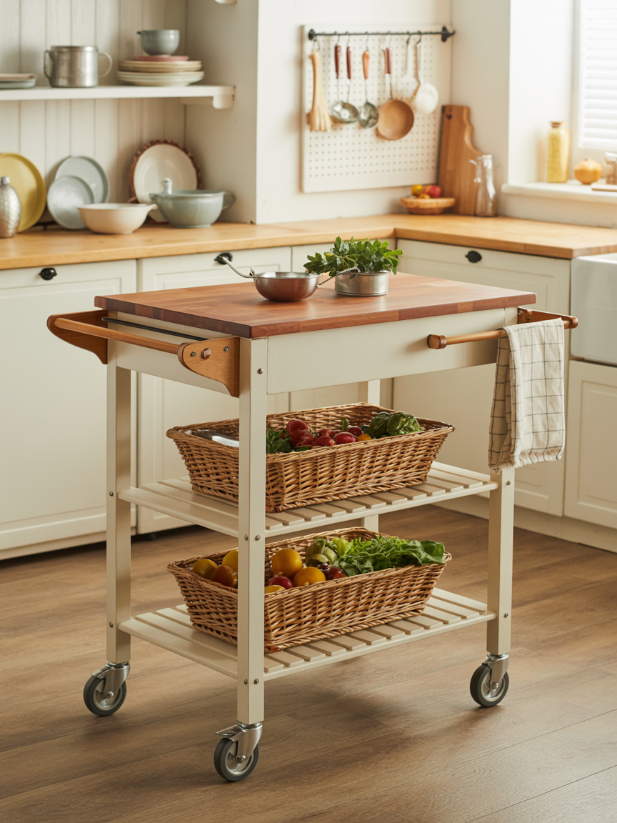 The Compact Cart-Island That Moves With You