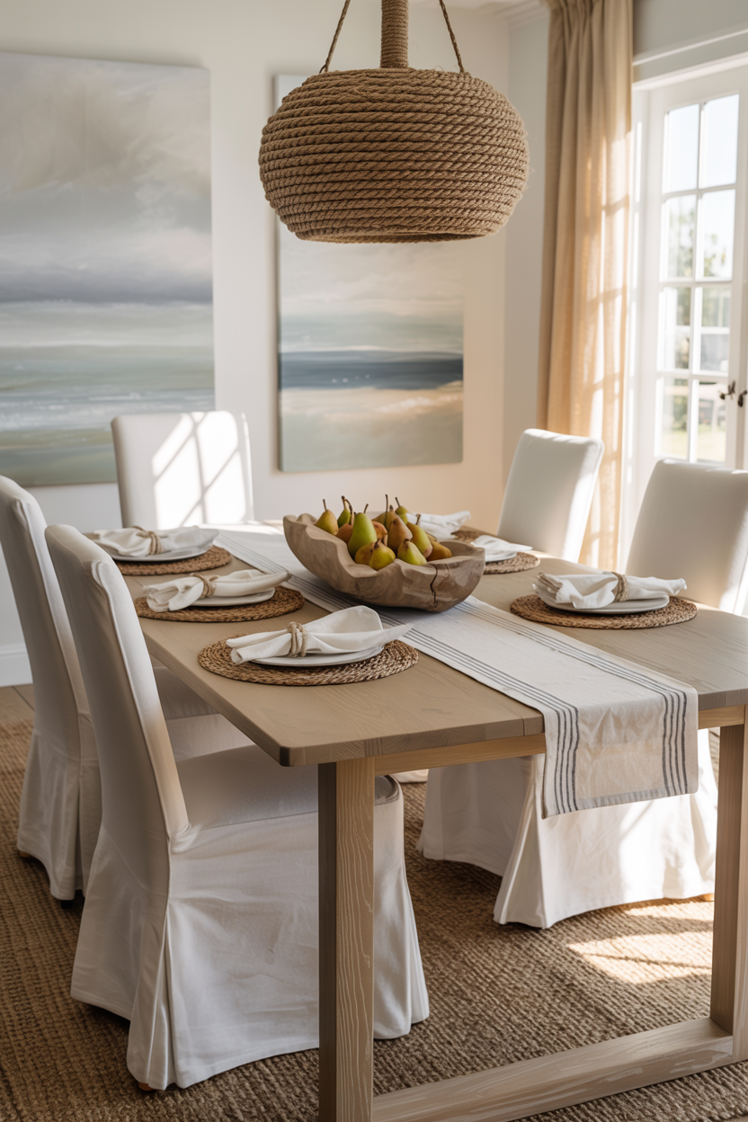 Modern Coastal Dining Room