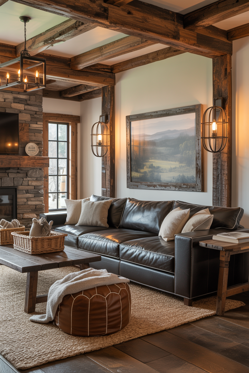 Rustic Refined with Modern Comfort
