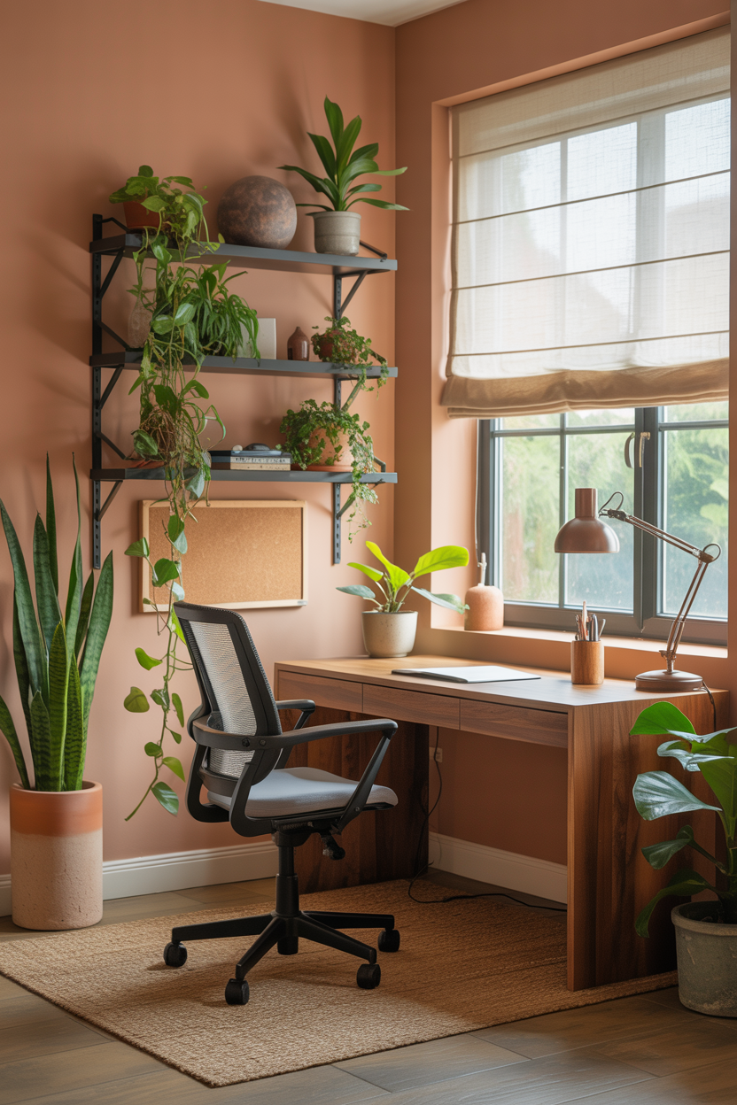 Biophilic Home Office Sanctuary