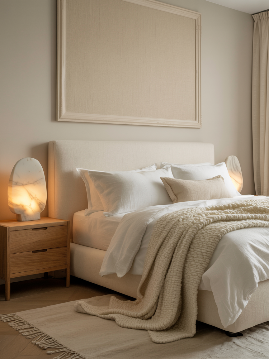 Monochrome Cream Sanctuary Bedroom