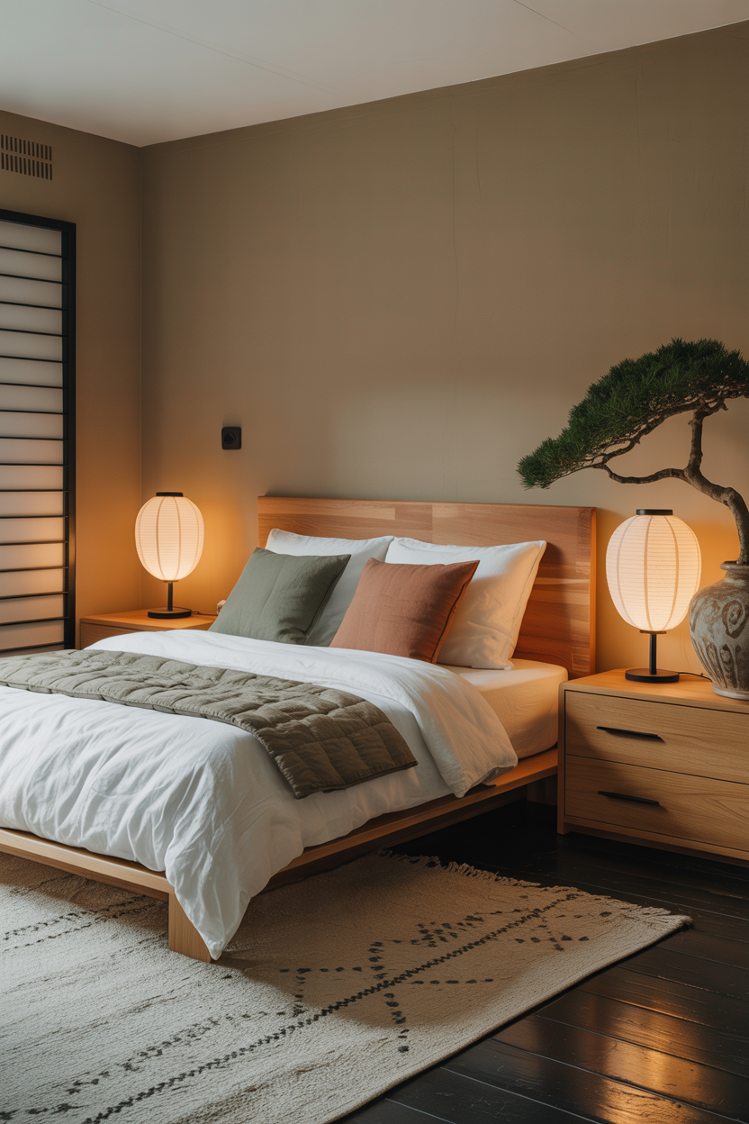 Japandi Bedroom Retreat