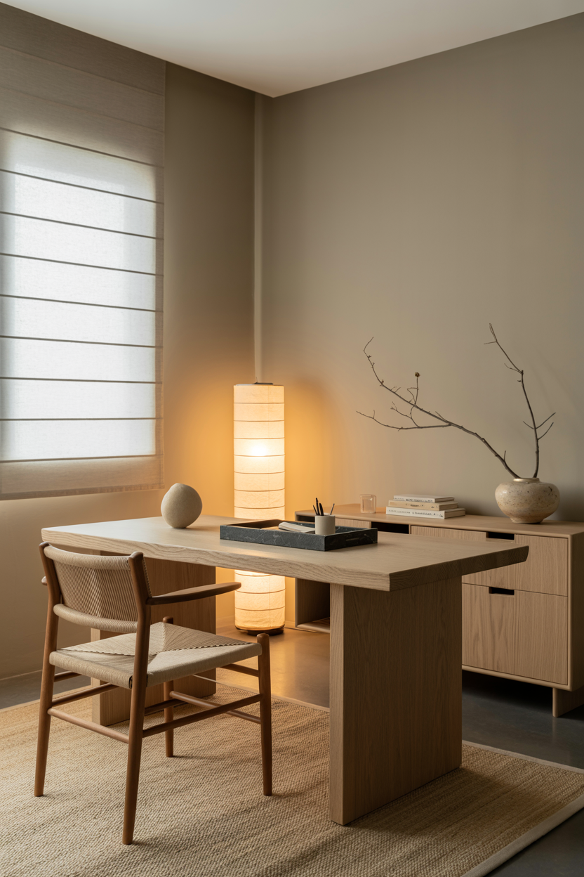 Japandi Serenity with Low-Profile Lines