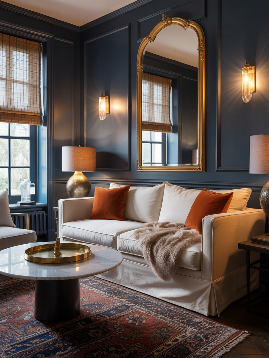Inky Navy Retreat: Dramatic, Cozy, Surprisingly Versatile