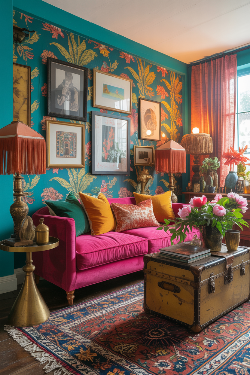 Color-Drenched Maximalist Mix
