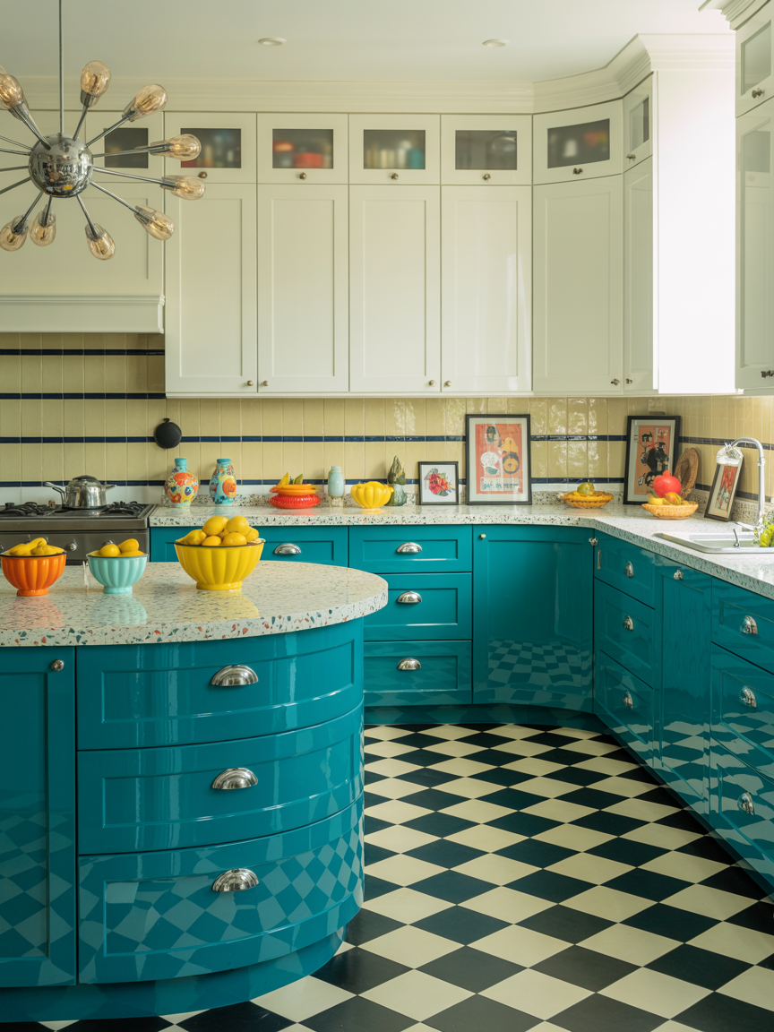 Bold Color Pop With Retro Energy