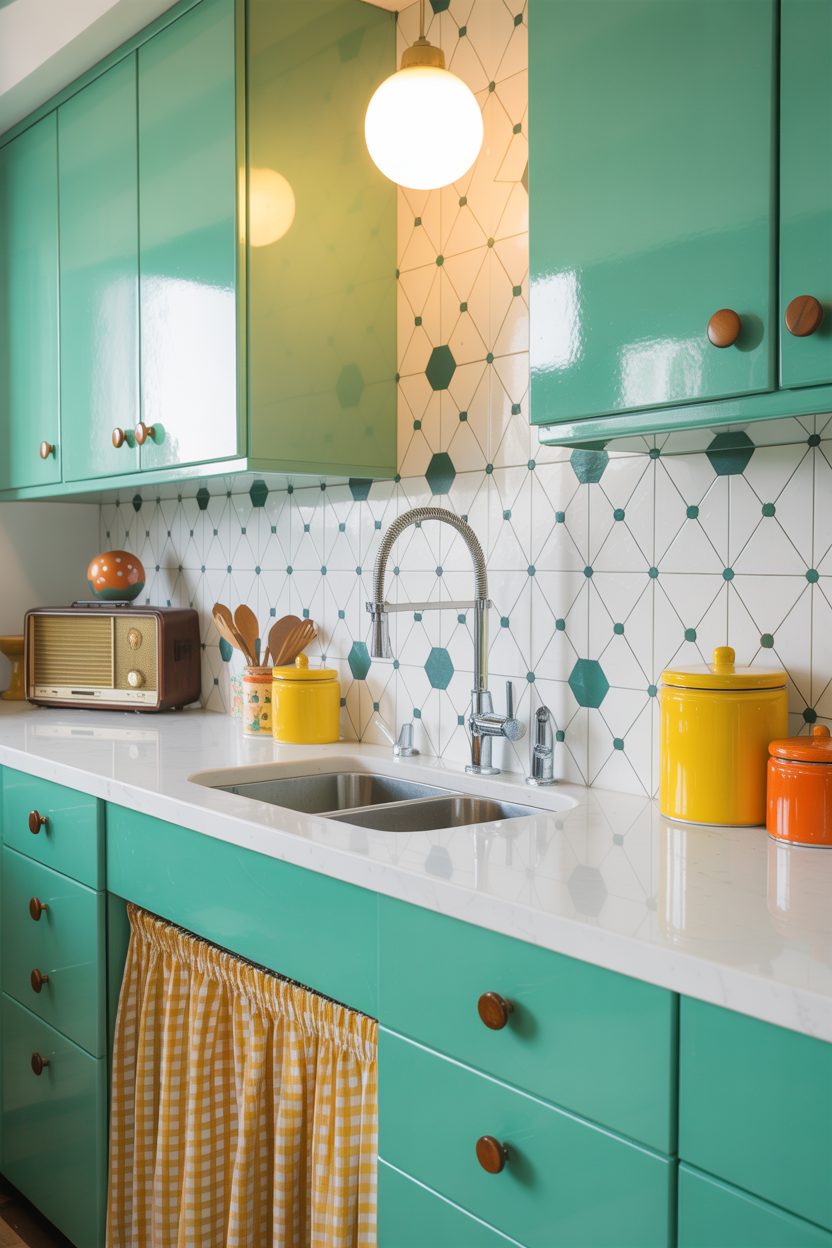 Retro Pop: Color, Curves, and Playful Personality