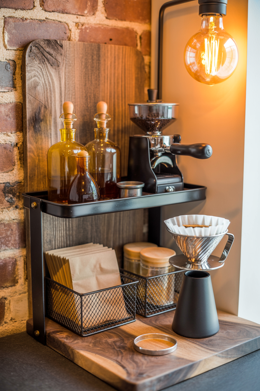 Warm Industrial Loft Corner