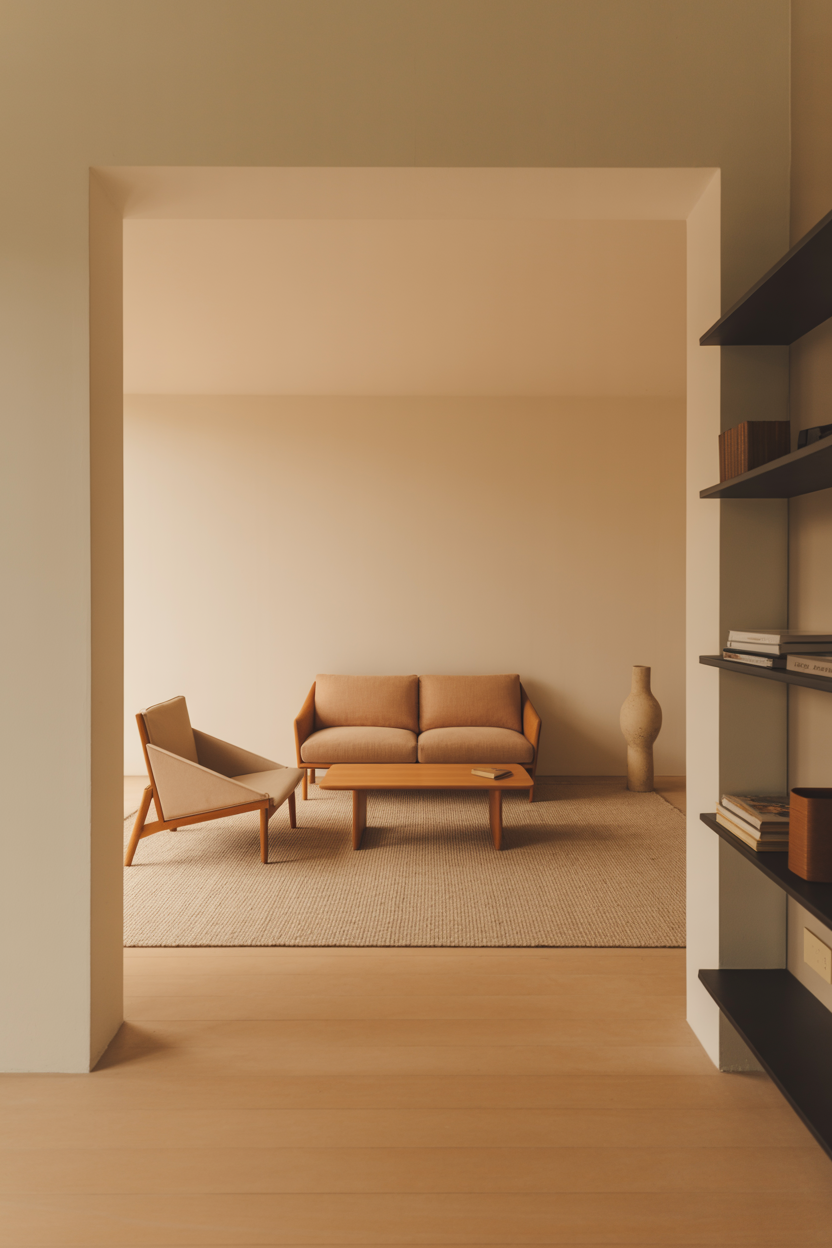 Warm Minimalist Grid With Perfect Pathways