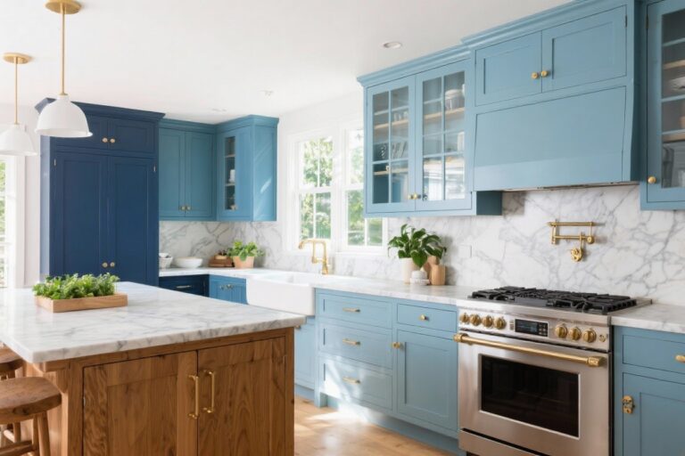 7 Blue Kitchen Cabinets Ideas That Instantly Elevate Your Space
