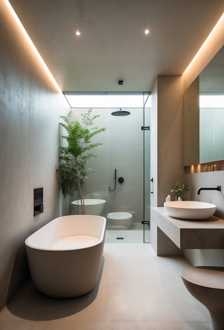 8 Microcement Bathroom Design Ideas for Modern and Durable Spaces