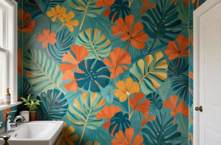 8 Bathroom Wallpaper Ideas That Instantly Turn Blah Into Spa-Level Wow