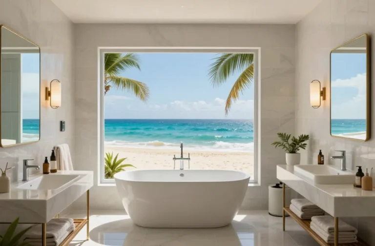 8 Modern Coastal Bathroom Design Ideas That Feel Like A Beachfront Getaway