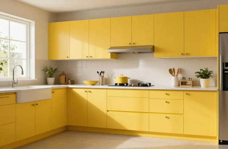 8 Modern Yellow Kitchen Cabinets Ideas That Instantly Brighten Your Space
