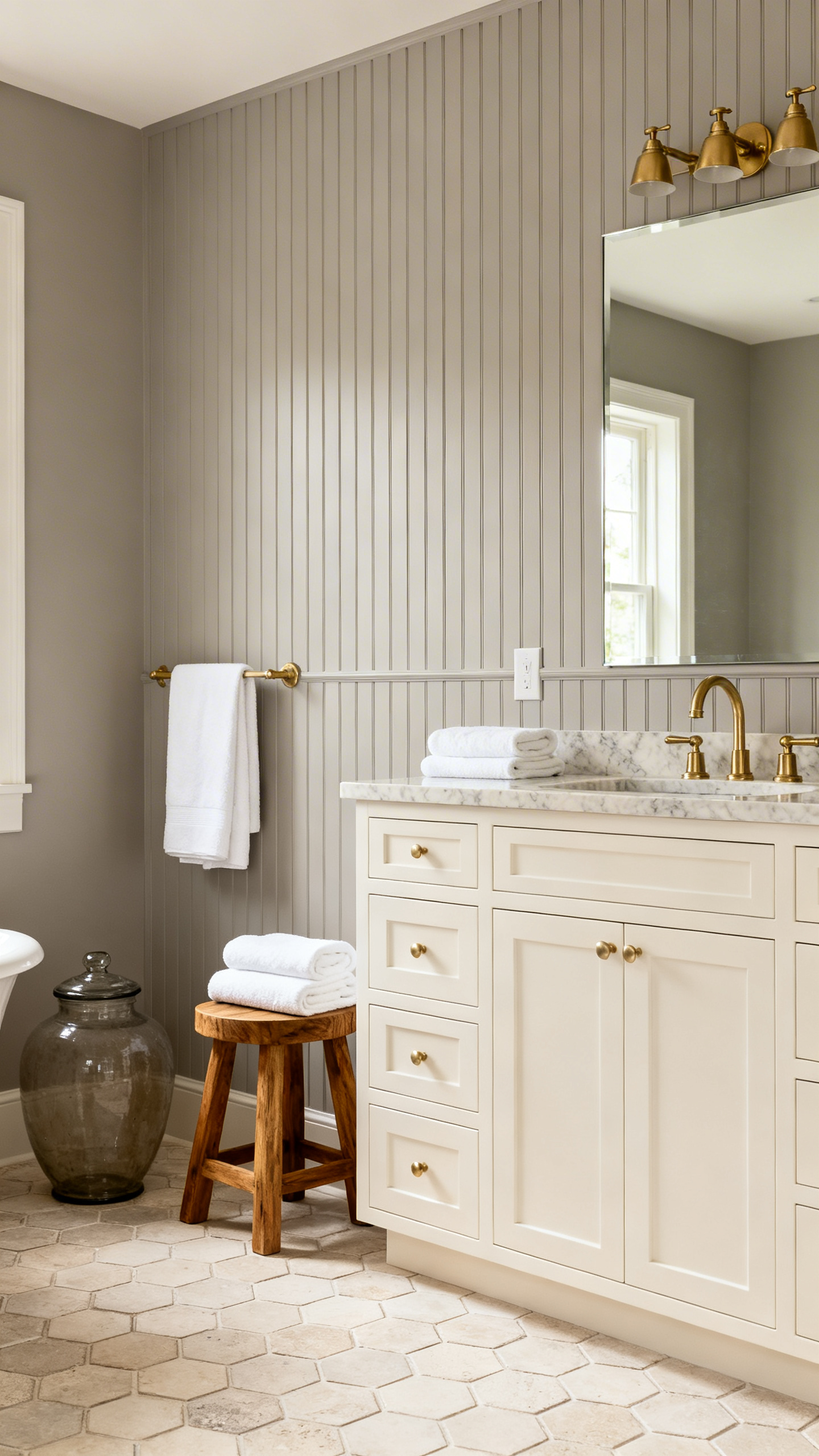 Serene Spa Bath in Agreeable Gray