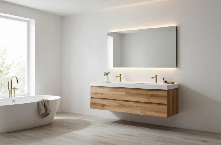 Stunning Bathroom Scandinavian Style: Colors, Materials & Lighting Tips
