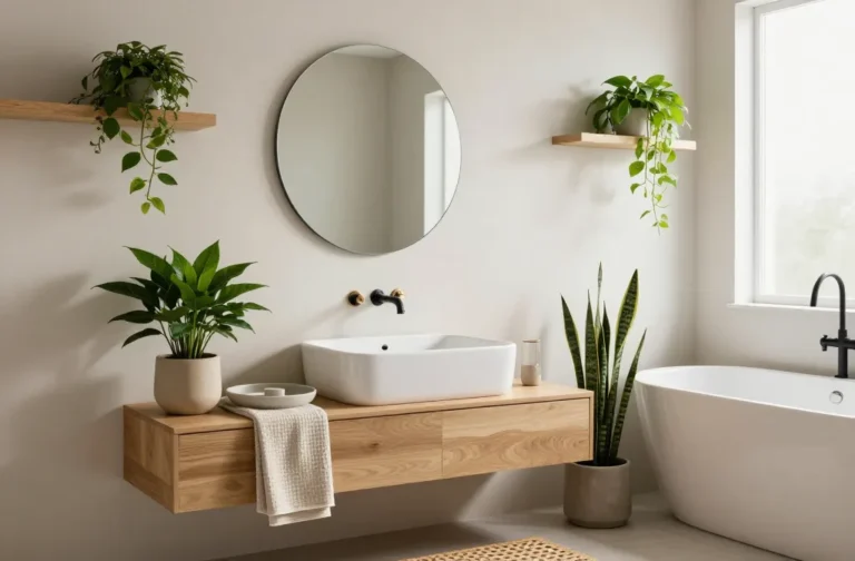 Gorgeous Bathroom Plants That Actually Survive Low Light (Plus Styling Ideas)
