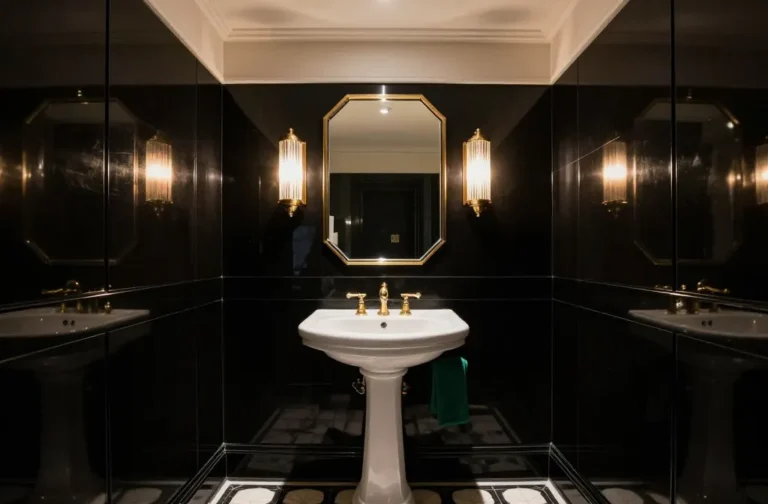 Glam 1/2 Bathroom Decor Ideas: Tiny Spaces That Look Designer