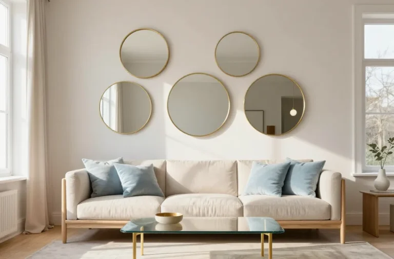 6 Mirror Wall Decor Ideas to Brighten Living Rooms Shine Bright
