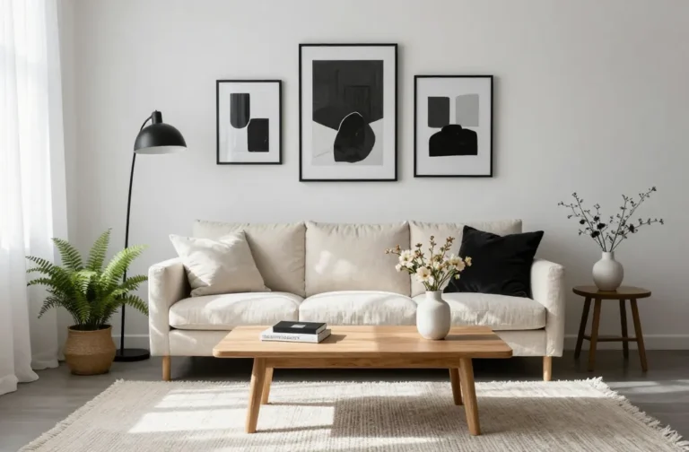 8 Black and White Living Room Decor Ideas That Feel Warm Vibes