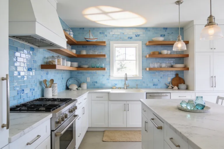 Kitchen with Blue Tiles: Fresh Design Ideas You Will Love Unveiled