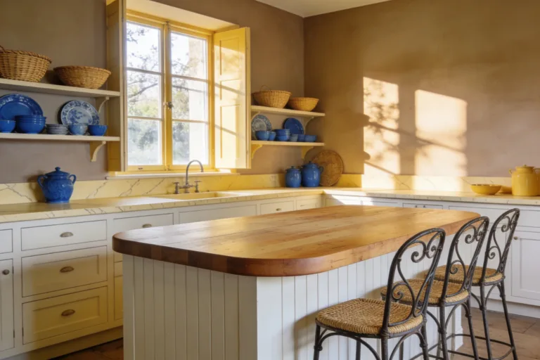French Country Kitchens That Feel Cozy, Not Outdated — Warm & Modern