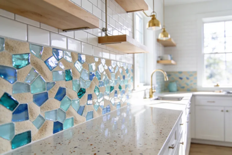 Coastal Kitchen Backsplash Ideas Inspired by the Sea: Fresh & Chic