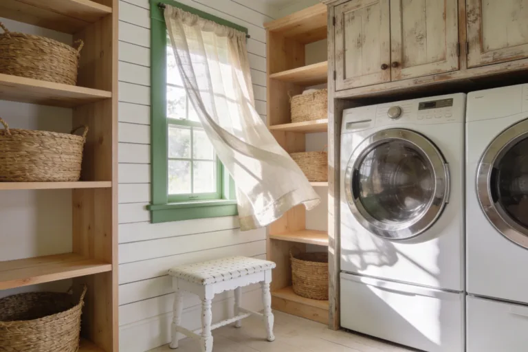 7 Rustic Farmhouse Laundry Room Ideas with Cozy Charm Unveiled