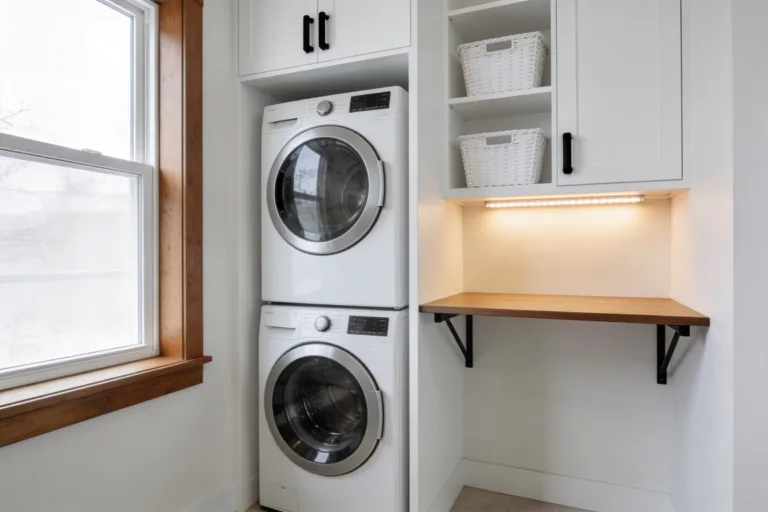 6 Stackable Laundry Room Ideas for Small Homes You’Ll Love