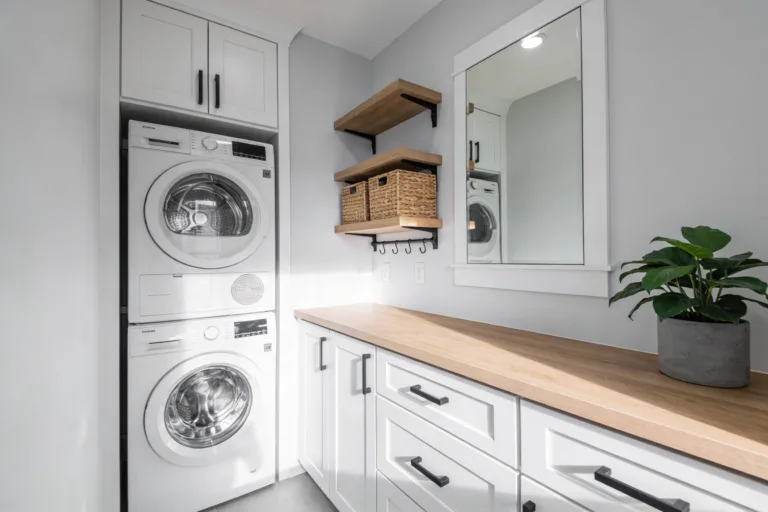 7 White Laundry Room Ideas for a Clean Minimal Look: Sleek & Calm