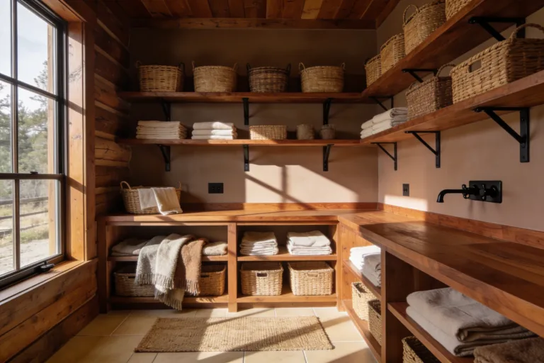 7 Brown Laundry Room Ideas for a Warm Look That Feels Cozy