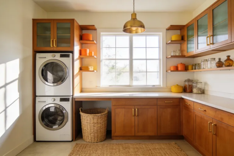 6 Mid Century Modern Laundry Room Ideas with Character You’Ll Love