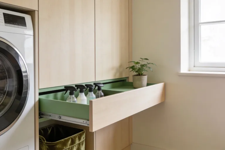 7 Broom Closet Ideas That Keep Cleaning Supplies Hidden: Hidden Chic