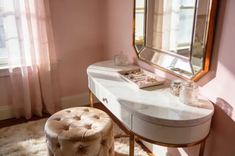 6 Closet Vanity Ideas for a Chic Dressing Space That Sparkles