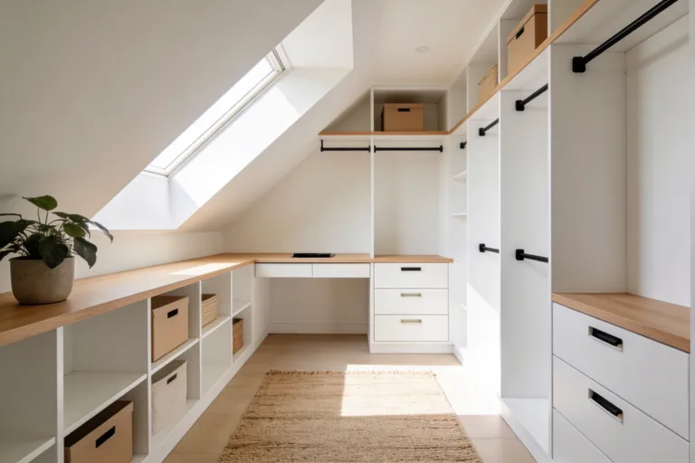 8 Attic Closet Ideas for Sloped Ceiling Spaces That Delight