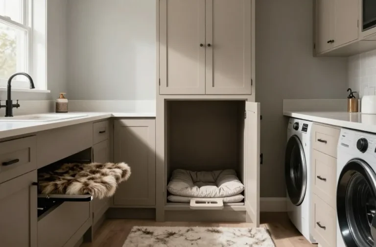 7 Built in Dog Kennel Laundry Room Ideas for Pet-Friendly Homes That Wow