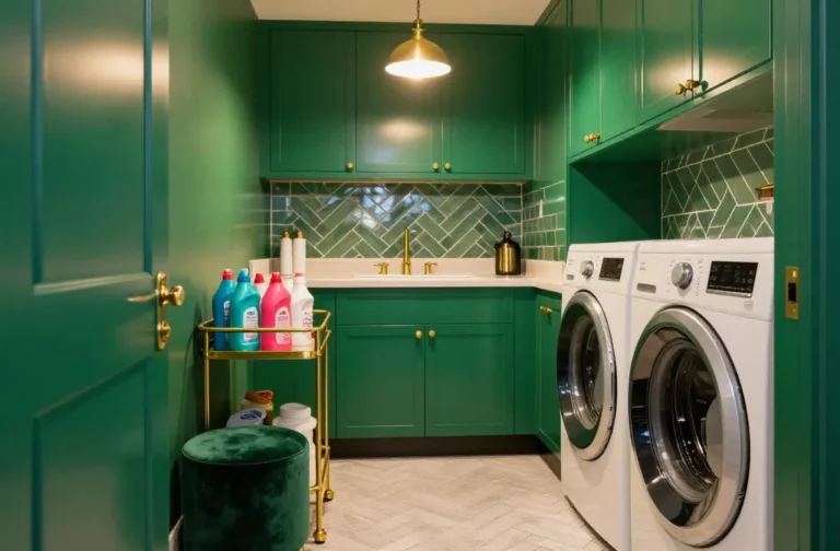 7 Maximalist Laundry Room Ideas That Pop with Color: Bold & Bright